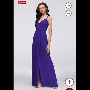 David’s Bridal Georgette Dress